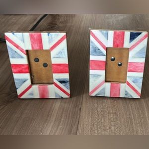 Two Anthropologie British picture frames